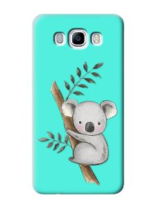 Матовий бірюзовий чохол на Samsung Galaxy J7(2016) J710 :: Коала (принт 132)