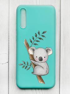 Матовий бірюзовий чохол на Samsung Galaxy A50 (2019) A505/A30s :: Коала (принт 132)