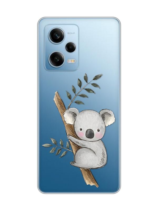 Прозорий чохол на Xiaomi Redmi Note 12 5G :: Коала (принт 132)