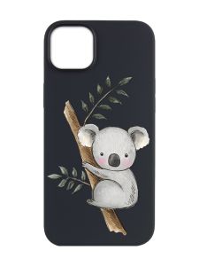 Матовий чорний чохол на Apple iPhone 14 Plus :: Коала (принт 132)