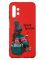 Матовий червоний чохол на Samsung A13 4G :: Дівчина з кавою (принт 136)