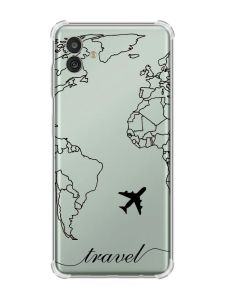 Чохол з потовщеними кутами на Samsung Galaxy M13 5G :: Карта. Контур (принт 330)