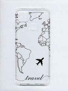 Чохол з потовщеними кутами на Xiaomi Redmi 9C/10A :: Карта. Контур (принт 330)