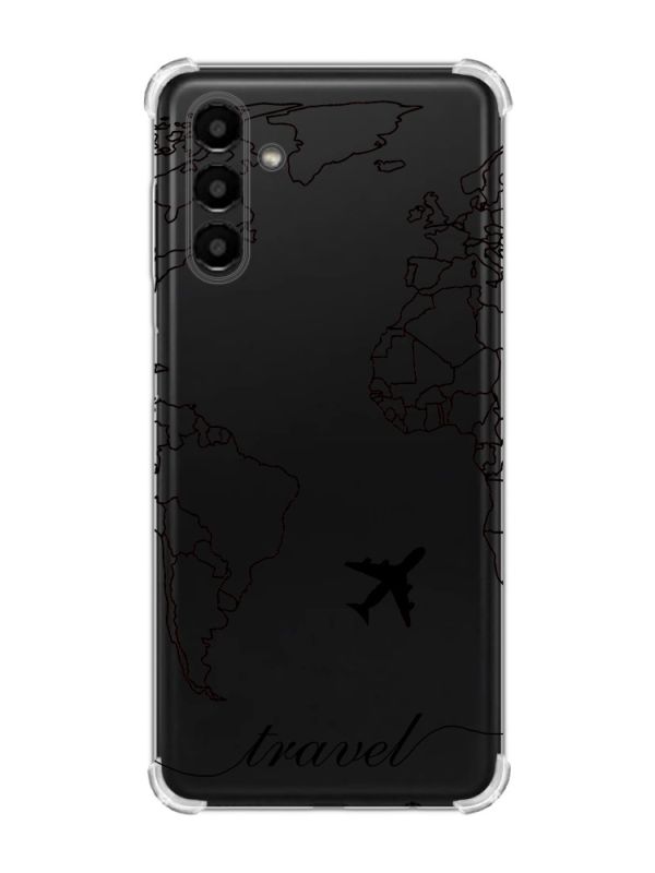 Чохол із потовщеними кутами на Samsung Galaxy A04s/A13 5G :: Карта. Контур (принт 330)