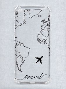 Чохол з потовщеними кутами на Xiaomi Redmi 9A :: Карта. Контур (принт 330)