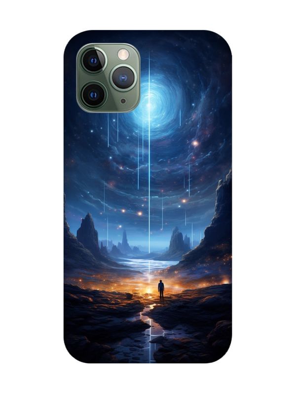 Магнітний чохол на iPhone 12/12 Pro із підтримкою MagSafe :: Космос (принт 244)