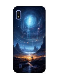 Чохол з чорними боками на Samsung Galaxy A10 (2019) A105 :: Космос (принт 244)