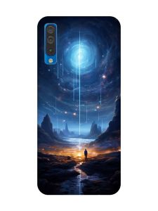 Чохол з чорними боками на Samsung Galaxy A50 (2019) A505/A30s :: Космос (принт 244)