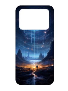 Чохол з чорними боками на Xiaomi Poco X4 Pro 5G :: Космос (принт 244)