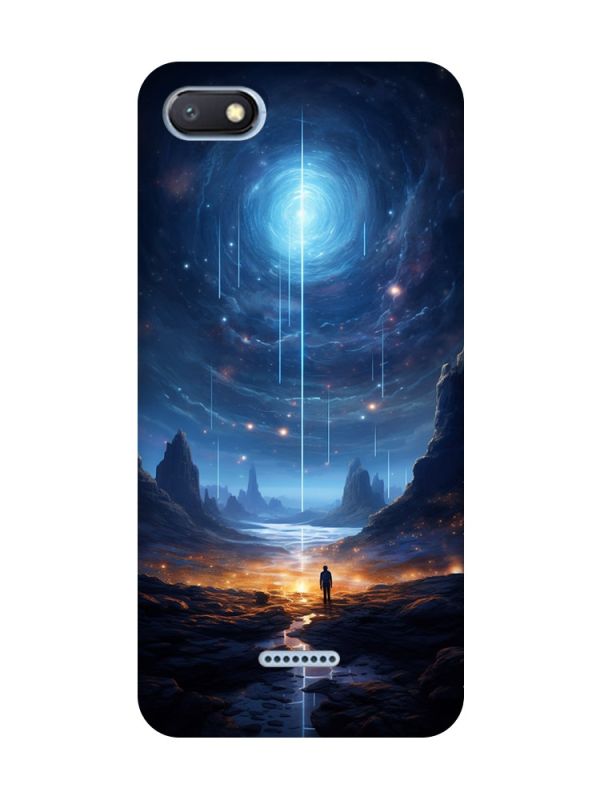 Чохол з чорними боками на Xiaomi Redmi 6A :: Космос (принт 244)