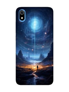 Чохол з чорними боками на Xiaomi Redmi 7A :: Космос (принт 244)