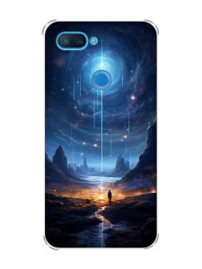 Чохол із потовщеними кутами на Xiaomi Mi 8 Lite :: Космос (принт 244)