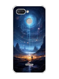 Чохол із потовщеними кутами для Xiaomi Redmi 6 :: Космос (принт 244)