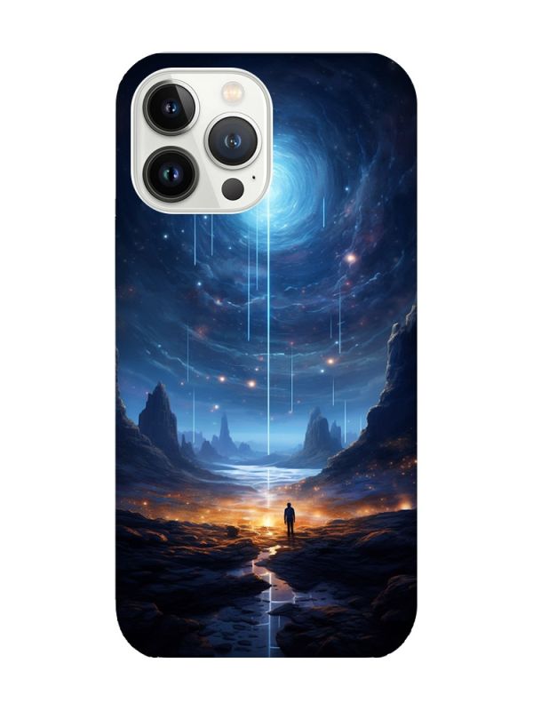 Чохол із захистом камери на iPhone 14 Pro Max :: Космос (принт 244)