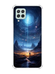 Чохол із потовщеними кутами на Samsung Galaxy A22 5G / A22s 5G :: Космос (принт 244)