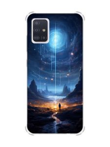 Чохол з потовщеними кутами на Samsung Galaxy A71/A715 :: Космос (принт 244)