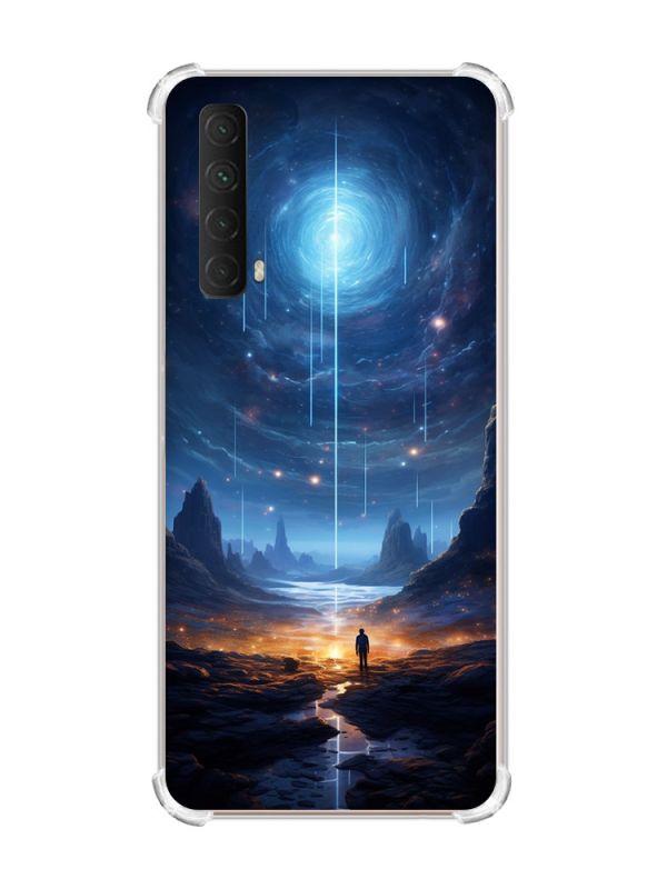 Чохол з потовщеними кутами на Huawei P Smart 2021 :: Космос (принт 244)