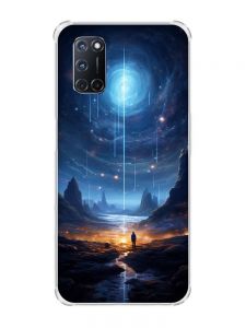 Чохол з потовщеними кутами на Oppo A52/A72/A92 :: Космос (принт 244)