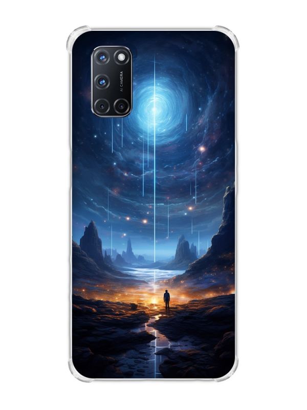 Чохол з потовщеними кутами на Oppo A52/A72/A92 :: Космос (принт 244)