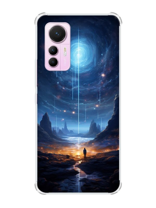 Чохол з потовщеними кутами на Xiaomi 12 Lite :: Космос (принт 244)
