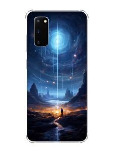 Чохол із потовщеними кутами на Samsung Galaxy S20 Plus :: Космос (принт 244)