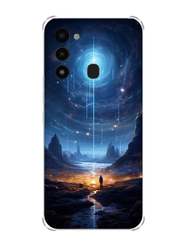 Чохол з потовщеними кутами на TECNO Spark Go 2022 :: Космос (принт 244)
