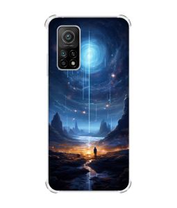 Чохол з потовщеними кутами для Xiaomi Mi 10T/Mi 10T Pro :: Космос (принт 244)