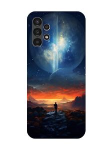 Чохол з рожевими боками на Samsung A13 4G :: Космос (принт 247)