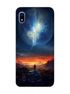 Чохол з рожевими боками на Samsung Galaxy A10 (2019) A105 :: Космос (принт 247)