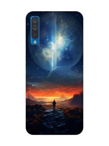 Чохол з чорними боками на Samsung Galaxy A50 (2019) A505/A30s :: Космос (принт 247)