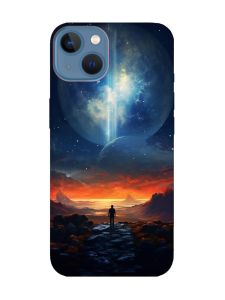 Чохол з червоними боками на Apple iPhone 13 :: Космос (принт 247)