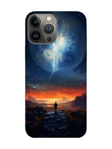 Чохол з червоними боками на Apple iPhone 13 Pro :: Космос (принт 247)