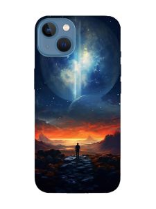 Чохол з чорними боками на Apple iPhone 13 :: Космос (принт 247)