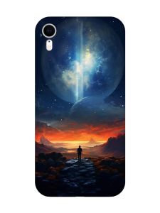 Чохол з червоними боками на Apple iPhone XR :: Космос (принт 247)