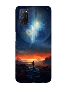 Чохол з чорними боками на Oppo A52/A72/A92 :: Космос (принт 247)