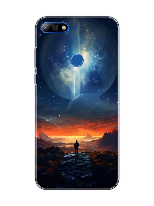 Чохол на Huawei Y7 (2018)/Y7 prime (2018) :: Космос (принт 247)