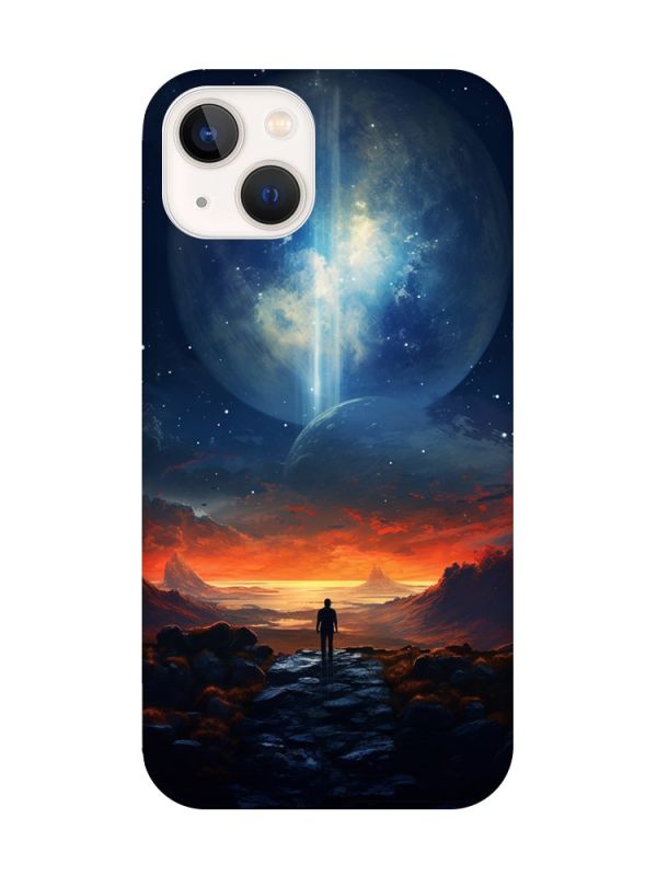 Чохол із захистом камери на iPhone 14 Plus :: Космос (принт 247)