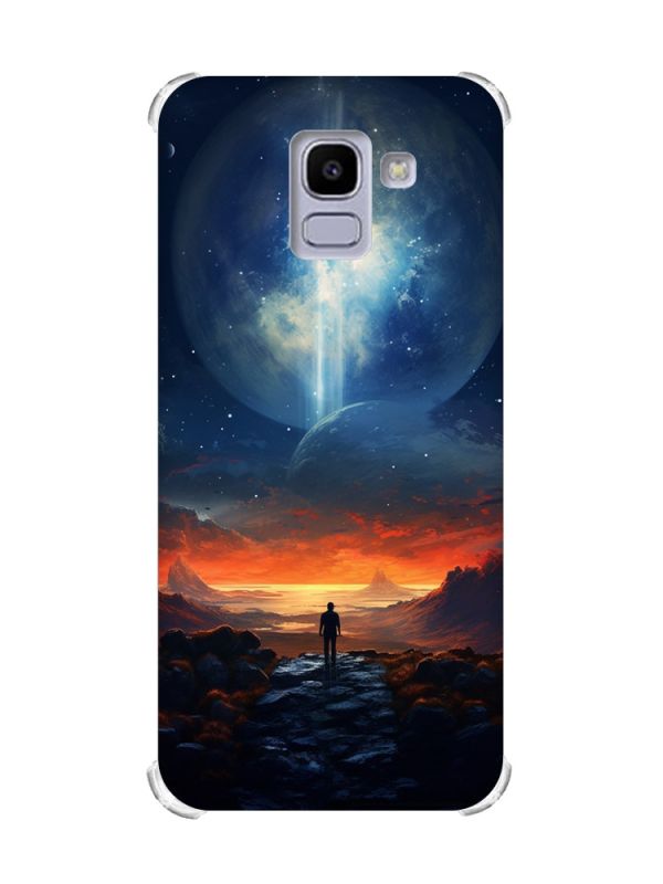 Чохол із потовщеними кутами на Samsung Galaxy J6 (2018) J600F :: Космос (принт 247)