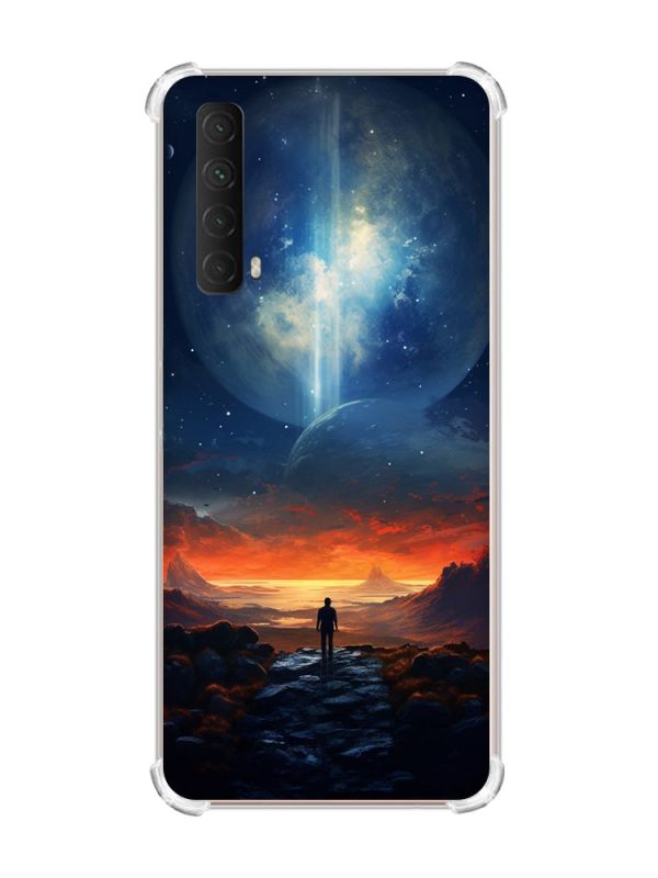 Чохол з потовщеними кутами на Huawei P Smart 2021 :: Космос (принт 247)