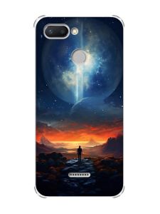 Чохол із потовщеними кутами для Xiaomi Redmi 6 :: Космос (принт 247)