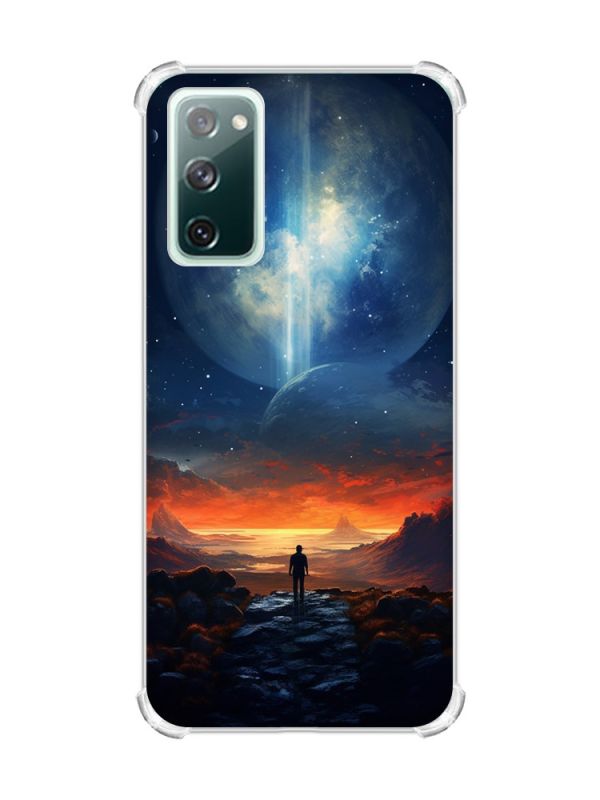 Чохол з потовщеними кутами на Galaxy S20 FE :: Космос (принт 247)