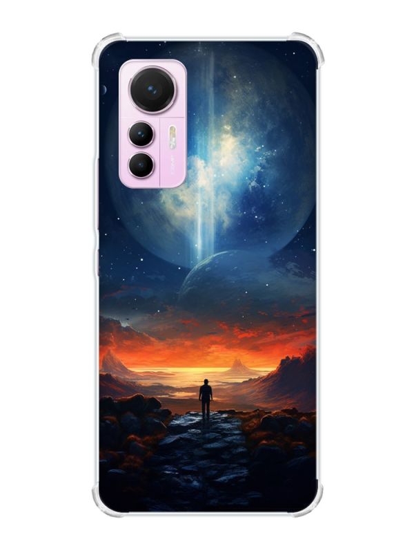 Чохол з потовщеними кутами на Xiaomi 12 Lite :: Космос (принт 247)