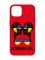 Матовий червоний чохол на Apple iPhone 14 :: Українська дівчина (патріотичний принт 113)