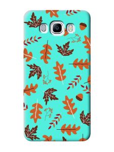 Матовий бірюзовий чохол на Samsung Galaxy J7(2016) J710 :: Осінь (принт 107)
