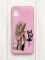 Матовий рожевий чохол на Samsung Galaxy A04E/A042 :: Дівчина з кавою (принт 114)