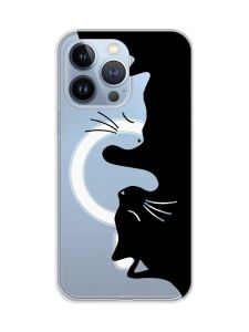 Магнітний чохол на iPhone 13 Pro (6.1) із підтримкою MagSafe :: Котики (принт 118)