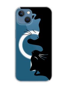 Магнітний чохол на iPhone 13 (6.1) із підтримкою MagSafe :: Котики (принт 118)