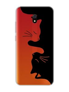 Прозорий чохол на Xiaomi Redmi 8A :: Котики (принт 118)