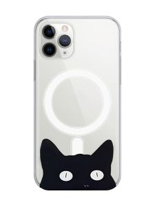 Магнітний чохол на iPhone 11 Pro Max із підтримкою MagSafe :: Котик (принт 119)