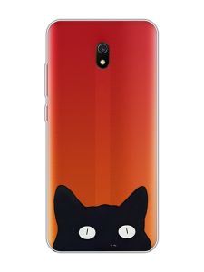 Прозорий чохол на Xiaomi Redmi 8A :: Котик (принт 119)